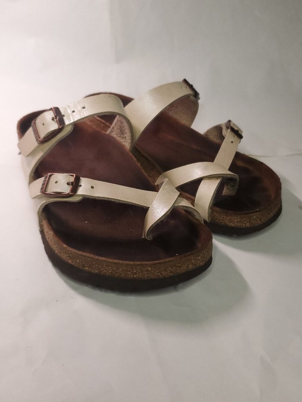 WOMENS GRACEFUL PEARL MAYARI BIRKENSTOCK SANDAL SIZE 37